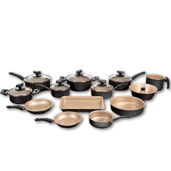 conjunto panelas 13 peças teflon antiaderente