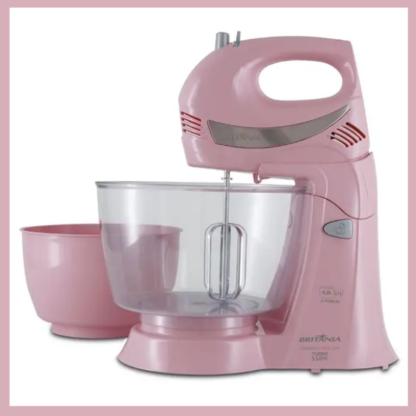 kit cozinha 3 em 1 bkt51r batedeira, liquidificador e espremedor britânia